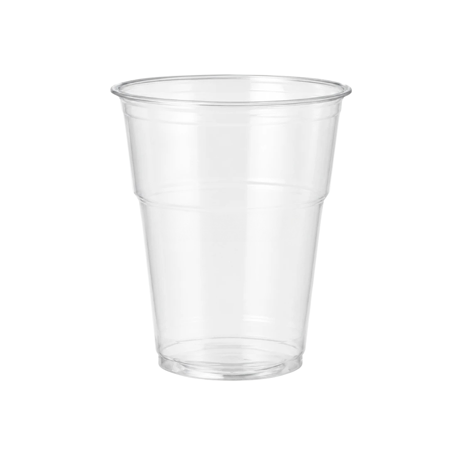 KUBEK PET TULIP 300/350 ML BEZBARWNY ŚR. 78 mm